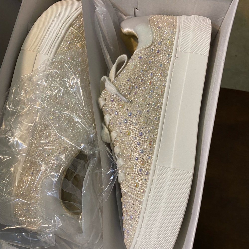 Betsey Johnson Crystal Sneaker
